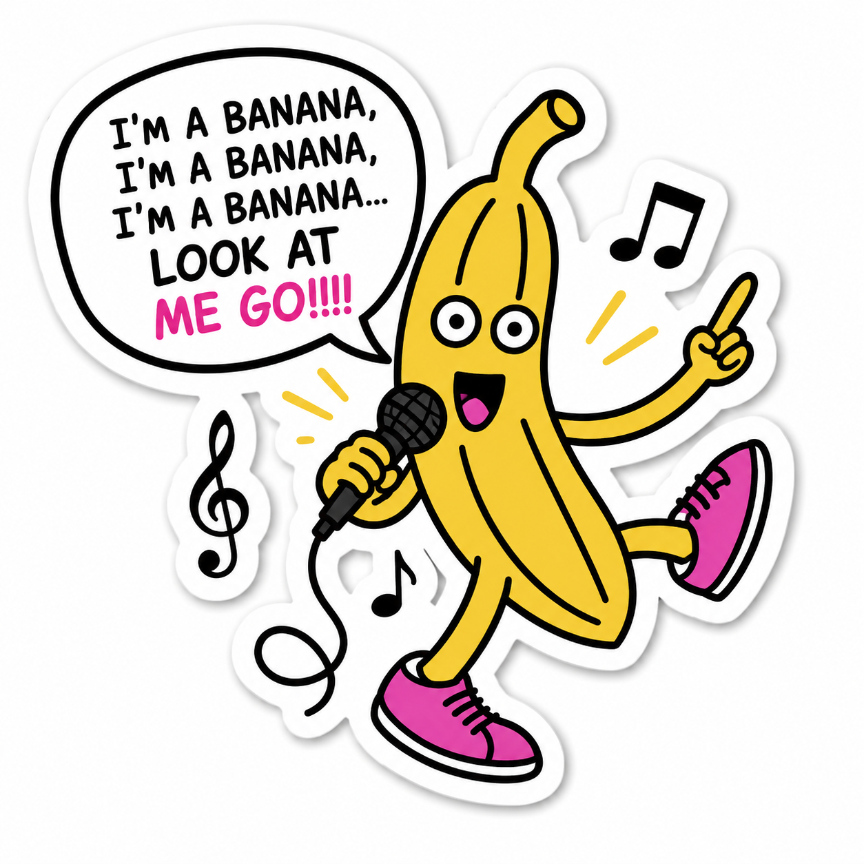 Banana sticker