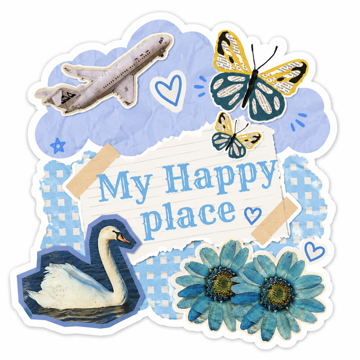 My Happy Place Sticker