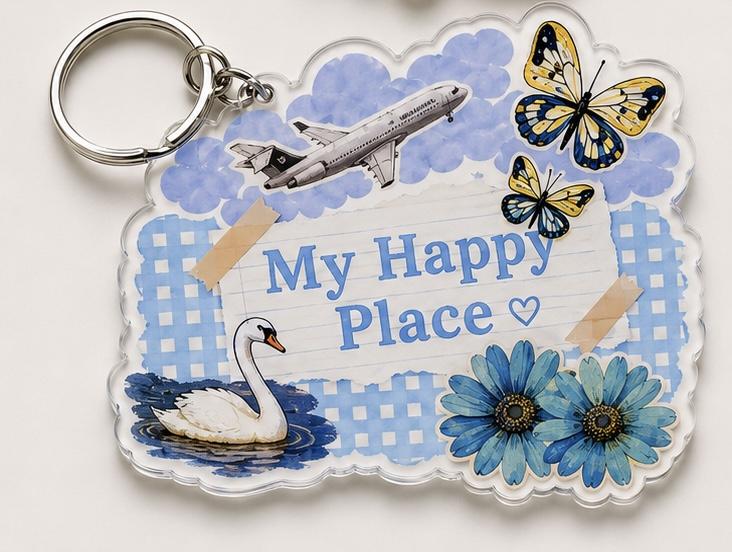 My Happy Place Keychain — image 1 of 1