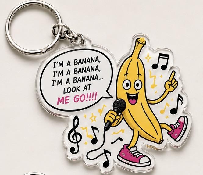 Banana Keychain